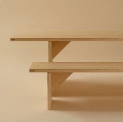 012 Kolmio Table -Möbel & Dekoration 012 Kolmio Bench and 014 Kolmio Dining Table 1280x1280