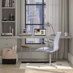 Dot Hocker Walnut Leather -Möbel & Dekoration 19522 Visualization Oxford 1280x1280