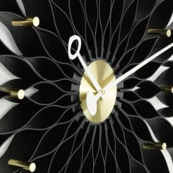 Sunflower Clock Messing -Möbel & Dekoration 20056117 1280x1280