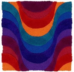 Domino Wave Negative Teppich