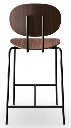 Piet Hein Bar Stool 9 Piet Hein Bar Stool -Möbel & Dekoration 5230400 001 Piet Hein Stol Bar 65 Walnut Back 1280x1280