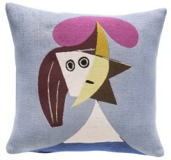 Kissen Femme Au Chapeau
