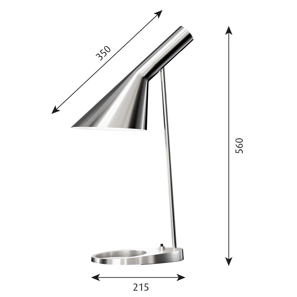AJ Steel Tischleuchte 4 AJ Steel Tischleuchte - Image 2