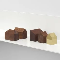 Haus Briefbeschwerer (Messing) 11 Haus Briefbeschwerer (Messing) -Möbel & Dekoration AC10 HAUS WALNUT BRASS 1280x1280