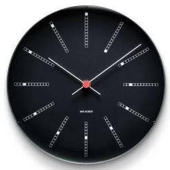 Bankers Wanduhr (schwarz)