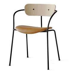 Pavilion Chair (gepolstert) -Möbel & Dekoration AV4 eiche leder 1 1280x1280