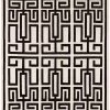 Labirinto Teppich -Möbel & Dekoration Amini GioPonti Labirinto black cover 1280x1280