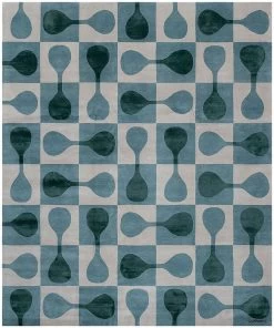 Sorrento Teppich -Möbel & Dekoration Amini GioPonti Sorrento acqua cover 1280x1280