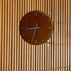 FJ Wanduhr ø 25 Cm -Möbel & Dekoration Architectmade FJ Clock 35 Wall Teak Finn Juhl 2 1280x1280 1