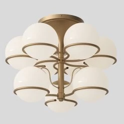 Le Sfere 2042/9 Deckenleuchte -Möbel & Dekoration Astep Packshots 2042 9 Champagne ON 1280x1280