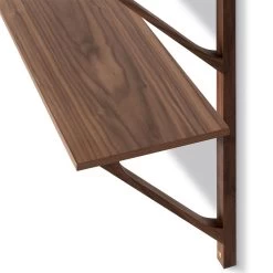 BM29 Wandregal 77,5 Cm -Möbel & Dekoration BM 2921 walnutlaquered detail NY 1280x1280