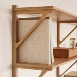 BM29 Wandregal 77,5 Cm -Möbel & Dekoration BMshelves OakLacquered 1280x1280