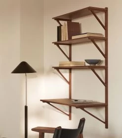 BM29 Wandregal 77,5 Cm -Möbel & Dekoration BMshelves Walnut SpanishWalnut 1280x1280