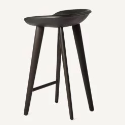 CB23 Tractor Bar Stool -Möbel & Dekoration BassamFellows CB 22 Tractor Counter Stool in Ebonized Walnut 3 4 back credit MATTEO MENDIOLA 1280x1280