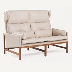 CB510 Sofa High Back -Möbel & Dekoration BassamFellows CB 522 Wing Back Settee with exposed solid Walnut frame credit ELDON Zimmerman5ce2936c5c92e 1280x1280