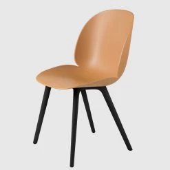 Beetle Plastic Chair -Möbel & Dekoration Beetle DiningChair Plastic Unupholstered Black AmberBrown F3Q 2048x2048 1280x1280