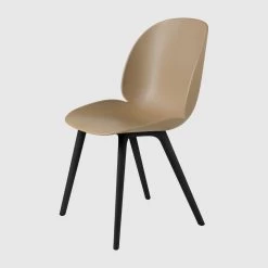 Beetle Plastic Chair -Möbel & Dekoration Beetle DiningChair Plastic Unupholstered Black PebbleBrown F3Q 2048x2048 1280x1280