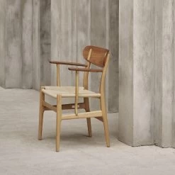 CH26 Arm Chair -Möbel & Dekoration CH26 oak walnut oil nature 1 1280x1280