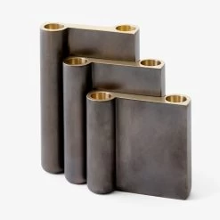 Collect SC41 Kerzenständer -Möbel & Dekoration Candleholders SC39 SC41 BronzedBrass 1280x1280 1