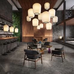 Plissée Pendelleuchte -Möbel & Dekoration ClassiCon bar stool 1 plissee pendant lamp sedan lounge chair bell table 1280x1280