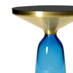 Bell Side Table -Möbel & Dekoration ClassiCon bell side table brass sapphire blue 1280x1280