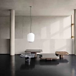 Plissée Pendelleuchte -Möbel & Dekoration ClassiCon bow coffee table no3 marble nero marquina no6 no4 no2 marble emperador photo hassos 1280x1280 1