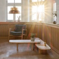 Matéria Side Table -Möbel & Dekoration ClassiCon euvira lounge chair materia side table materia long table photo kellermann 1280x1280 1