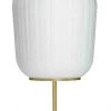 Plissée Stehleuchte -Möbel & Dekoration ClassiCon plissee floor lamp brass glass white 1280x1280