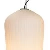 Plissée Pendelleuchte -Möbel & Dekoration ClassiCon plissee pendant lamp bronze glass white light 1280x1280