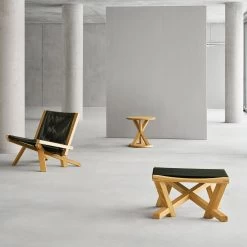 Volkshaus Stool -Möbel & Dekoration ClassiCon volkshaus lounge chair oak volkshaus side table oak volkshaus stool oak photo hassos 1280x1280