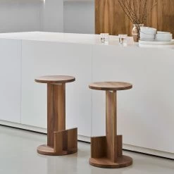 Tank Barhocker -Möbel & Dekoration DT01 TANK Walnut 1280x1280