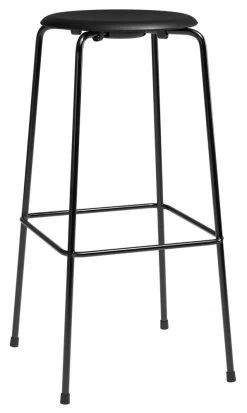 High Dot Barhocker -Möbel & Dekoration Dot Bar LeatherBlack BlackMetal 1280x1280