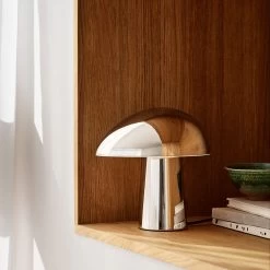 Night Owl 2023 Tischleuchte -Möbel & Dekoration FH Night Owl Steel Polished steel 1280x1280