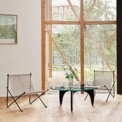 PK4 Sessel 18 PK4 Sessel -Möbel & Dekoration FH PK4 black base natural halyardPK60 wide low 1280x1280