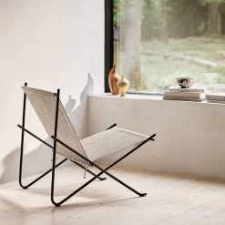 PK4 Sessel 15 PK4 Sessel -Möbel & Dekoration FH PK4 naturalhalyard black low 1280x1280