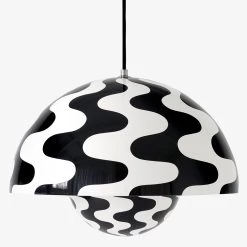 Flowerpot VP7 Pattern Medium Pendelleuchte