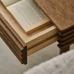 Groove Night Table 13 Groove Night Table -Möbel & Dekoration GROOVE NIGHT TABLE CLOSEUP SMOKED OAK II6 1280x1280