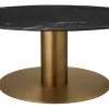 Gubi 2.0 Coffee Table 1 Gubi 2.0 Coffee Table -Möbel & Dekoration GUBI 2 0 CoffeeTable Round 110x44 AntiqueBrass Marble BlackMarquina 1280x1280