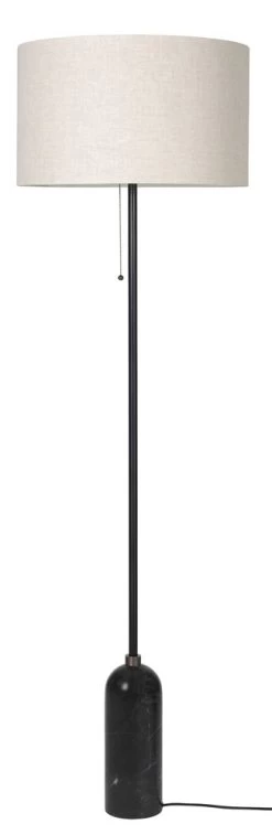 Gravity Stehleuchte -Möbel & Dekoration Gravity FloorLamp BlackMarble Canvas off 1280x1280