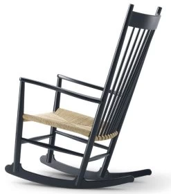 J16 Schaukelstuhl -Möbel & Dekoration HJW 16000 v3 black naturalpaperchord 1157 2 1280x1280