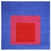 Homage To The Square Teppich Blue & Red -Möbel & Dekoration Homage to the Square Red and Blue JAlbers Editions by CFARR 1280x1280
