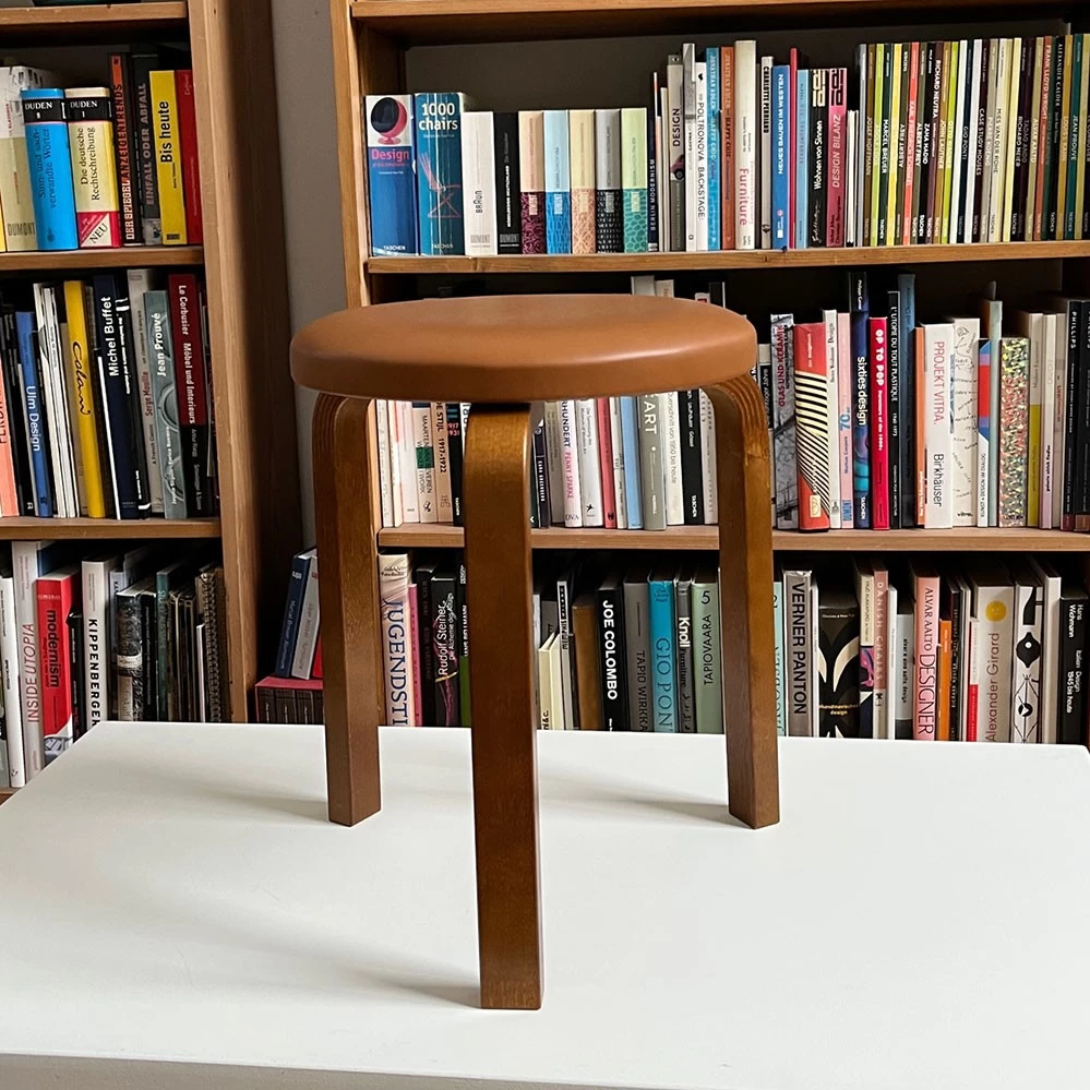 Hocker 60 Leder 4 Hocker 60 Leder - Image 2