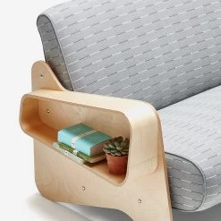 Isokon Sofa -Möbel & Dekoration IsokonPlus Breuer Sofa Grey EP Fab diagonal dressed 1280x1280