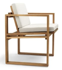 BK10 Chair 10 BK10 Chair -Möbel & Dekoration Kjaer BK10 Dining Chair Cushion Side 1280x1280