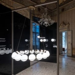 Le Sfere 2109/16/14 Kronleuchter -Möbel & Dekoration Le Sfere di Gino Sarfatti exhibition at Palazzo Litta 2018 55aec83f1e410a 1280x1280