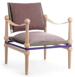 Twain Chair Blond 9 Twain Chair Blond -Möbel & Dekoration Magis twain armchair product lateral pink 01 1280x1280