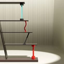 Malabar Bücherregal -Möbel & Dekoration Memphis GenFebMar Trittico 7 Malabar 01 Square 1280x1280