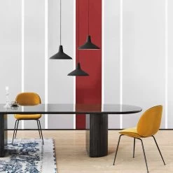 G-10 Pendelleuchte 10 G-10 Pendelleuchte -Möbel & Dekoration MoonDiningTableElliptical G10Pendant BeetleDiningChairFullyUpholsteredConicBase large 1280x1280