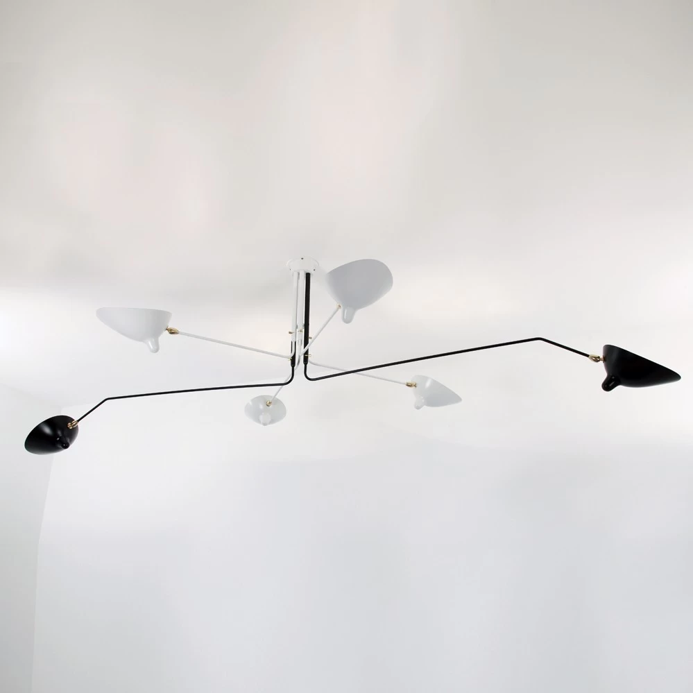 Mouille Deckenleuchte 6 Bras Pivotants 3 Mouille Deckenleuchte 6 Bras Pivotants