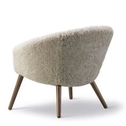 Ditzel Lounge Chair (Schaffell) -Möbel & Dekoration ND 2631 sheepskin walnut v4 1280x1280